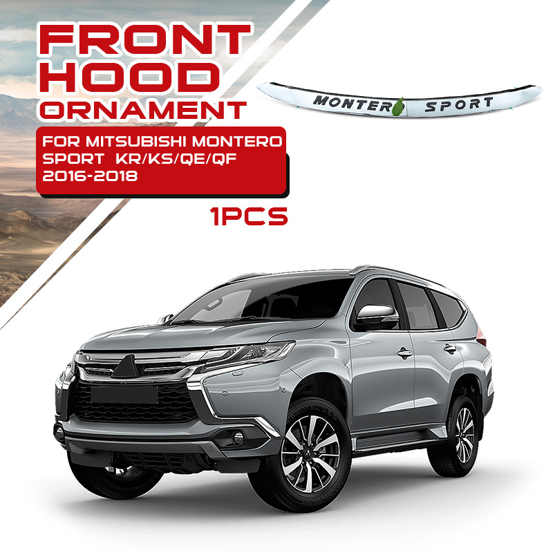 Aplicable Mitsubishi Tapa moldura Mitsubishi Montero Sport Front Hood Ornament