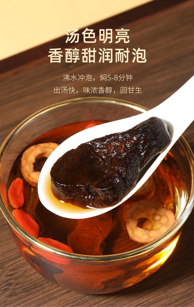 Ready to Eat Nine Steam Nine Sun Polygonatum Root Slices 200g Jar Traditional Herbal Tonic specifications