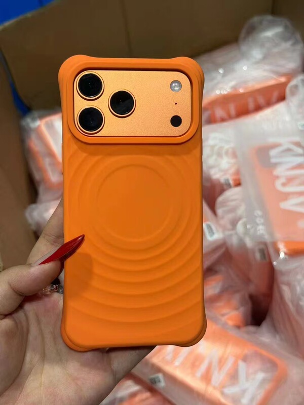 适用iphone17promax手机壳磁吸苹果16波漾液态硅胶15纯色14防摔壳|undefined
