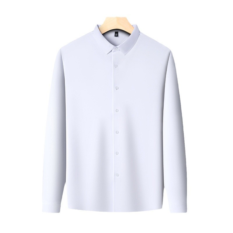 24 크로스보더 겨울 남성용 긴팔 플러스 벨벳 두꺼워진 셔츠 남성용 고급 캐주얼 비즈니스 따뜻한 아빠 셔츠