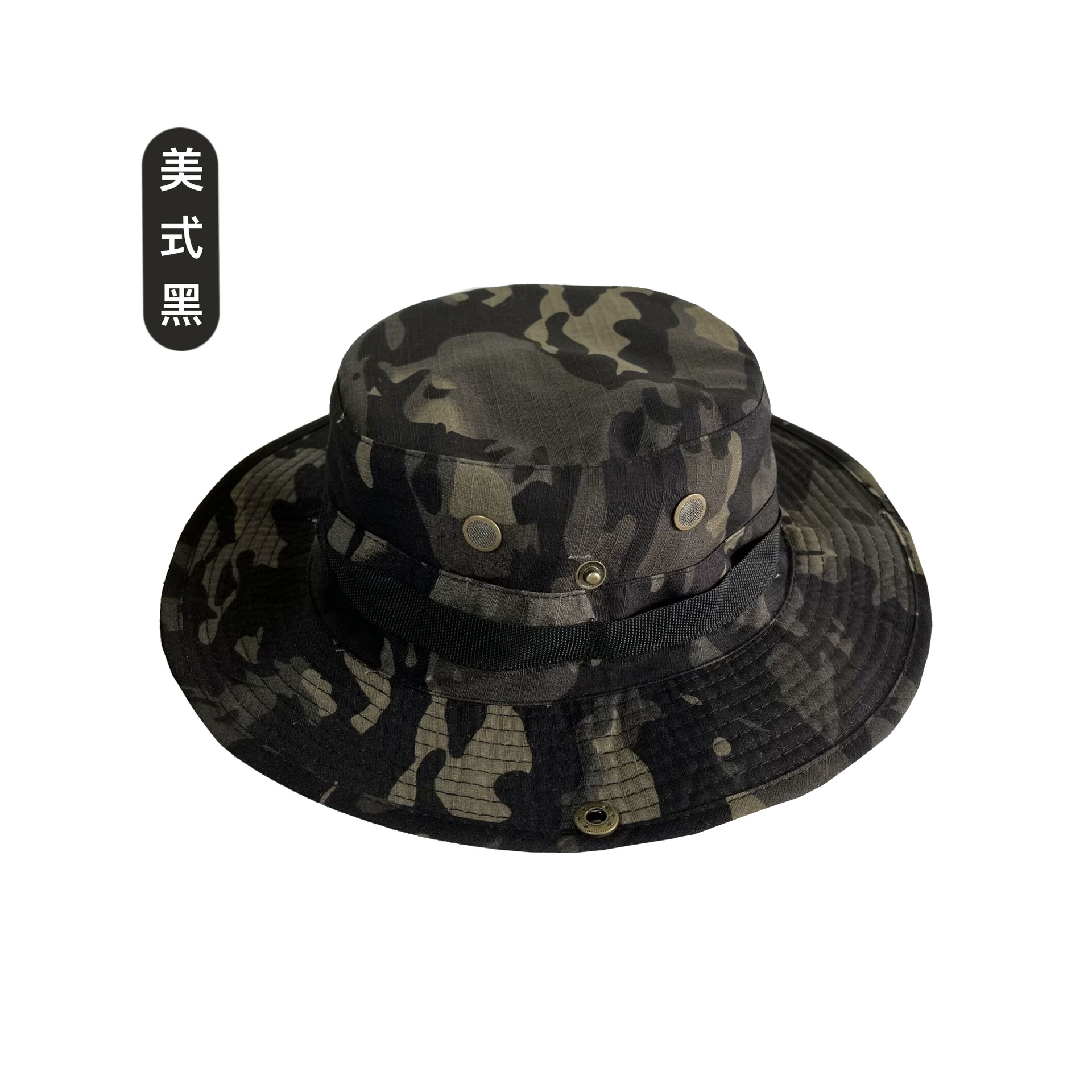 En verano, el camuflaje al aire libre, el sombrero de benny, el gran alero, el campamento de pesca, el montañismo, el borde redondo, el sombrero del pescador, el sombrero de los fanáticos del ejército, el sombrero de sombra, todo tipo de sombreros.