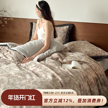 高克重仿羊毛绒丨四件套加绒加厚床单被套秋冬天防静电牛奶绒床品