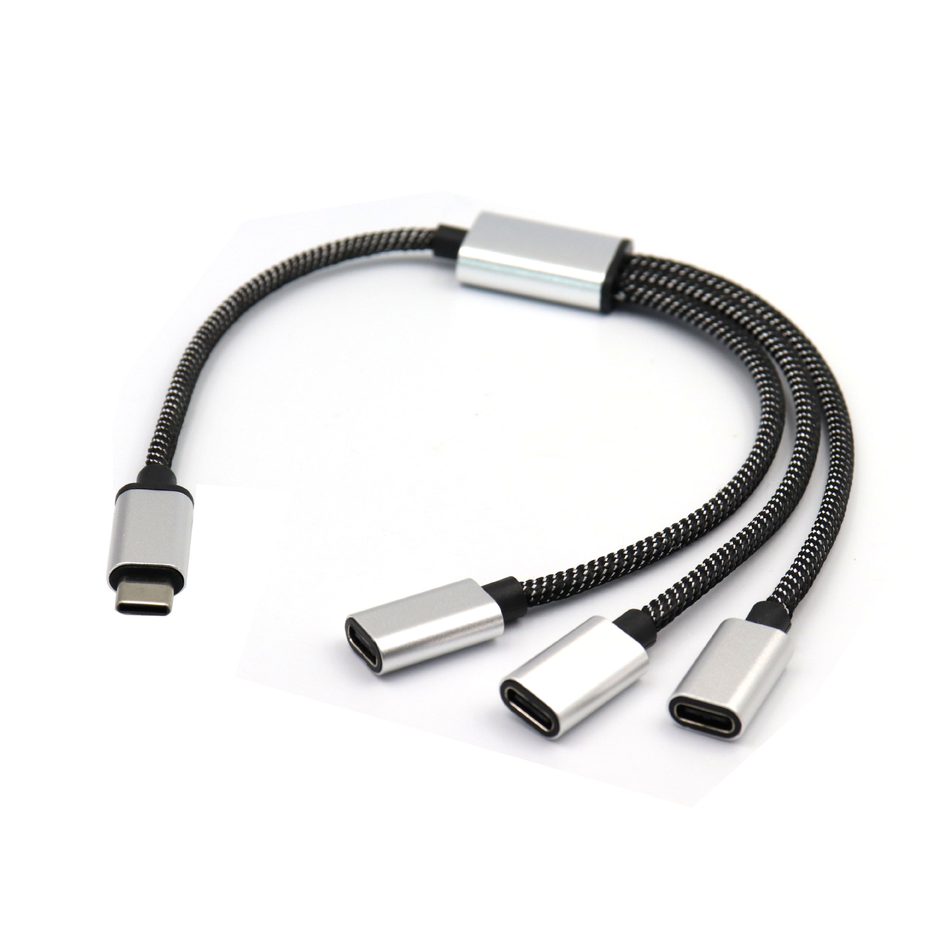 Tipo C a USB hub type-c a 3 puertos usb2.0 HUBtype-c uno para tres Divisor OTG