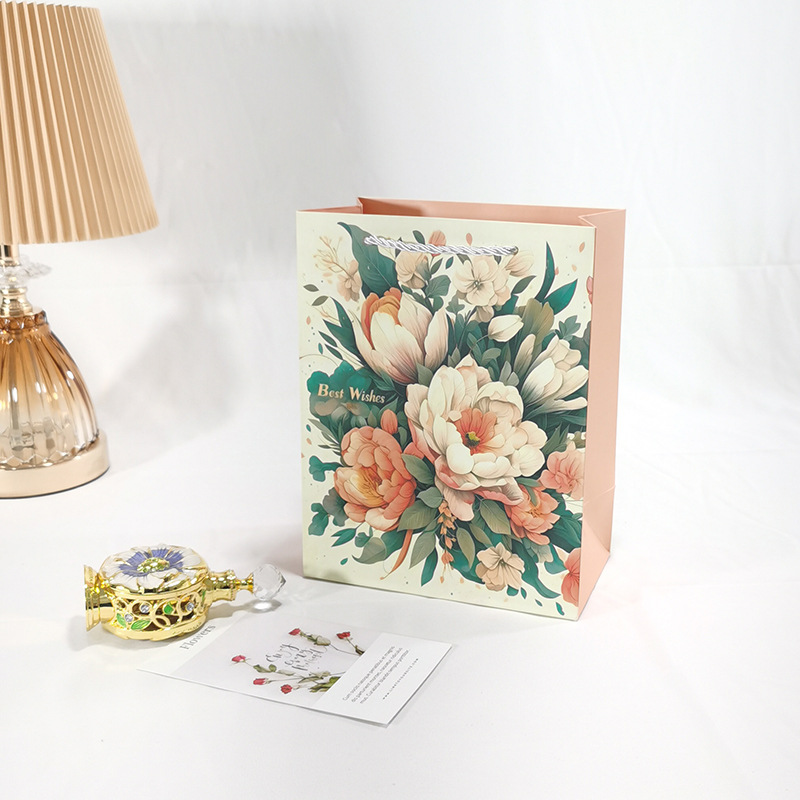 부드러운 색상의 꽃, 작은 크기(싱글) 18*10*23cm