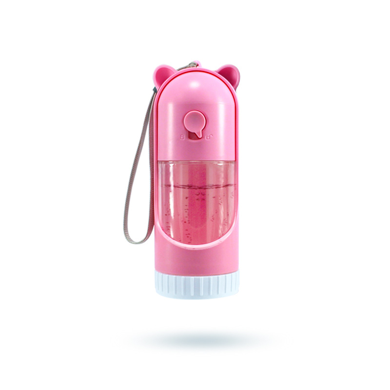 Procesamiento de tazas de agua de salida para mascotas personalizadas, tazas de paseo al aire libre estiradas portátiles, botellas de agua de viaje para perros y gatos, suministros para lego