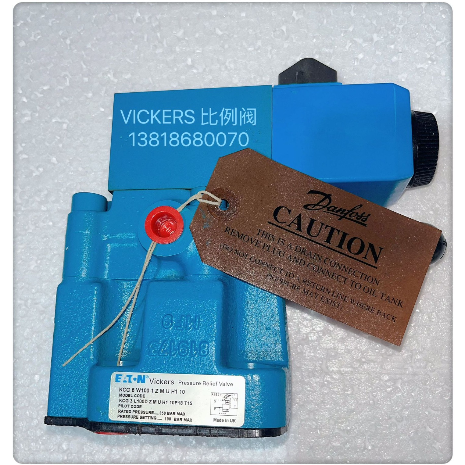 威格士比例溢流阀KDG4V3S2C19NMUH560 KDG4V-3S-2C19N-M-U1-H5-60