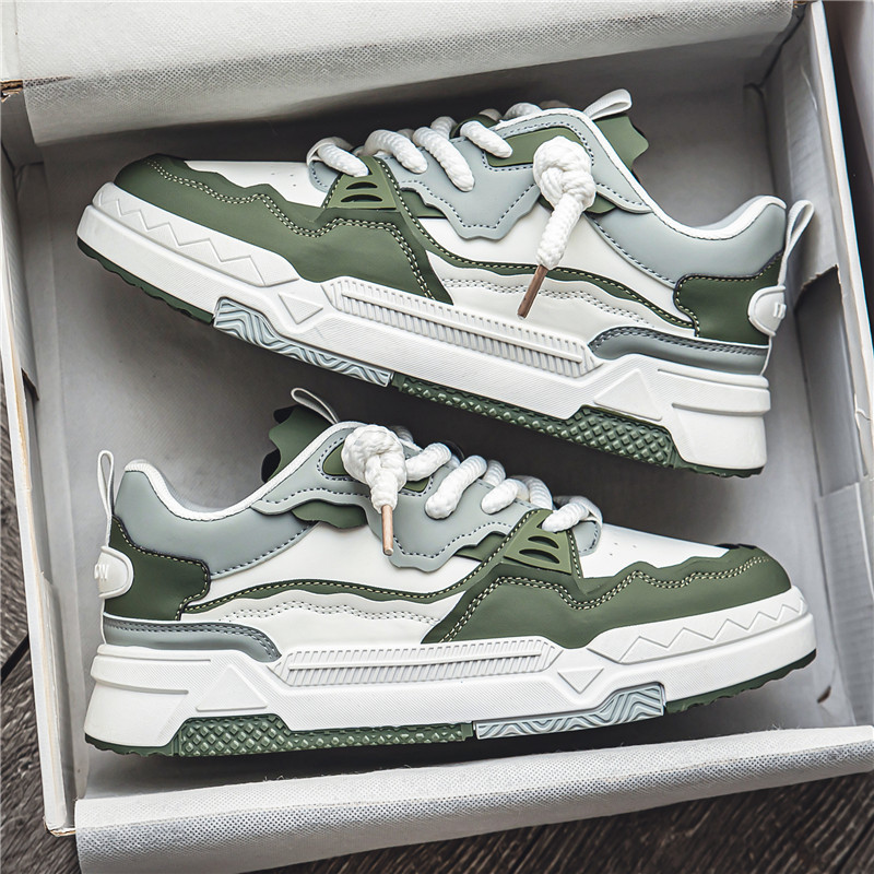 Zapatillas de deporte populares en vivo plataforma de nicho de moda zapatos de moda estilo coreano versátil deportes zapatos casuales transfronterizos zapatos casuales para hombres