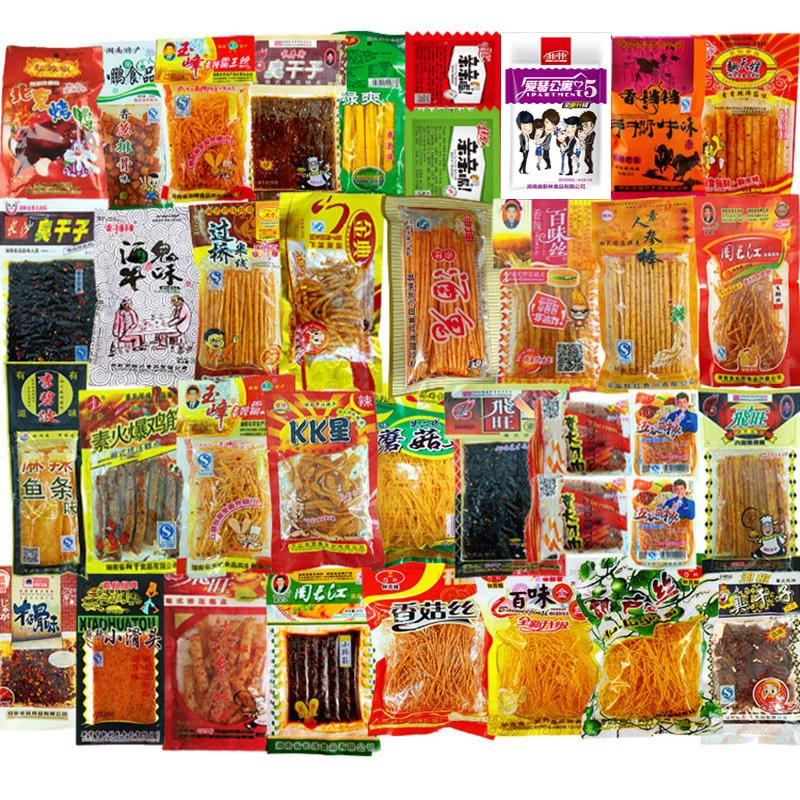 [麻辣混合辣条大礼包8090后儿时怀旧小时候童年五毛零食小吃小滑头]