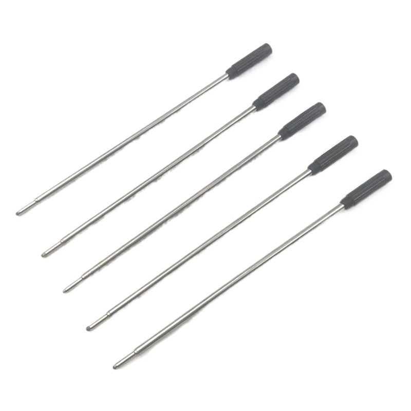 Manufacturer's Ready Supply of High-Quality Pen Refills, Metal Pen Refills, Student Stationery Ballpoint Pen Refills, 116mm Replacement Oil, High-Quality Pen Refills
