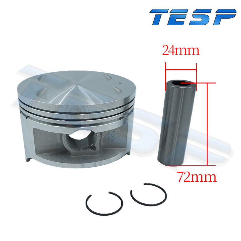 KLR650 Piston Kit Kawasaki KL650 100mm Piston Ring Pin Spring Assembly Rally Off-Road