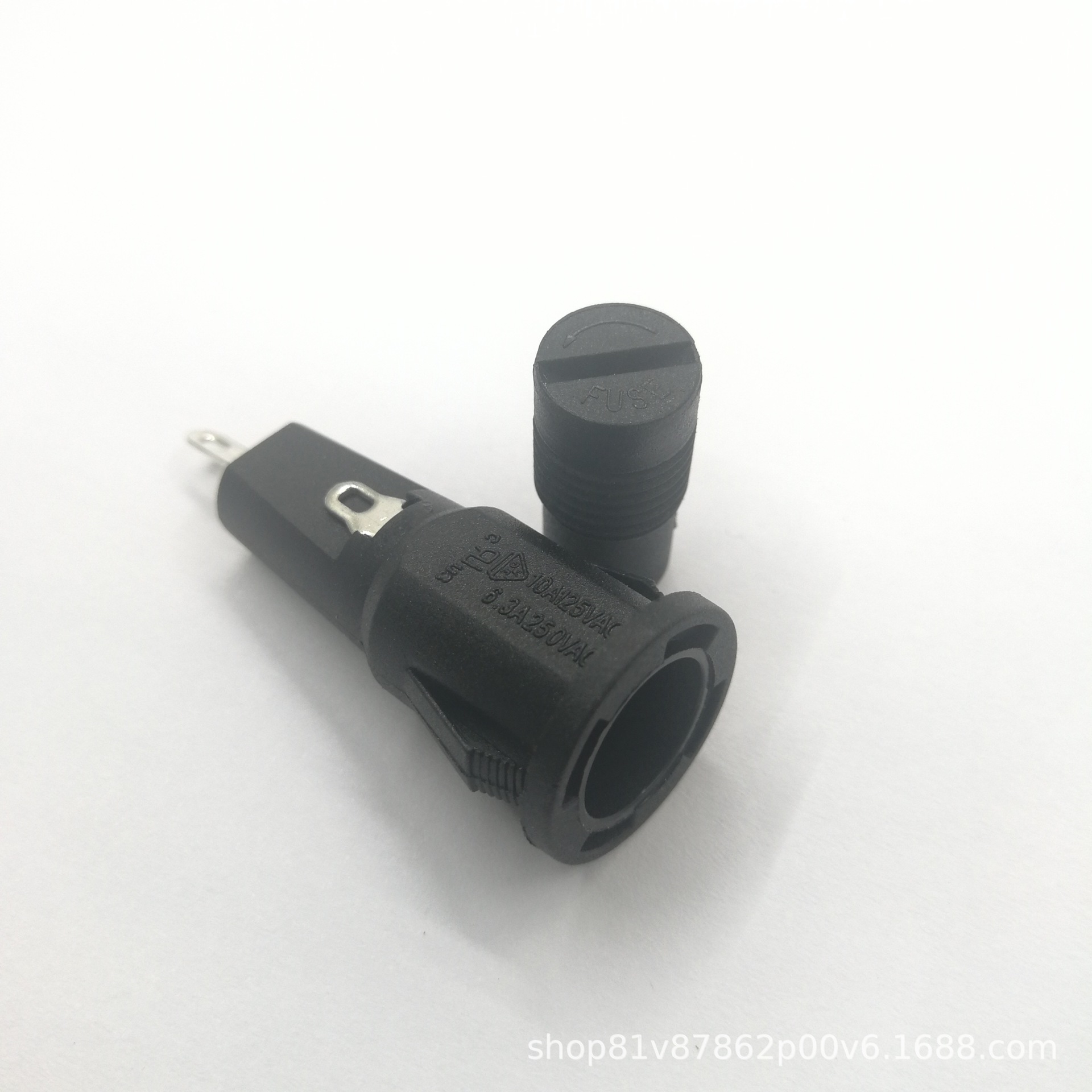 保险丝座 卡扣式保险丝座 R3-54A (5X20) 10A/250V 固定型保险丝