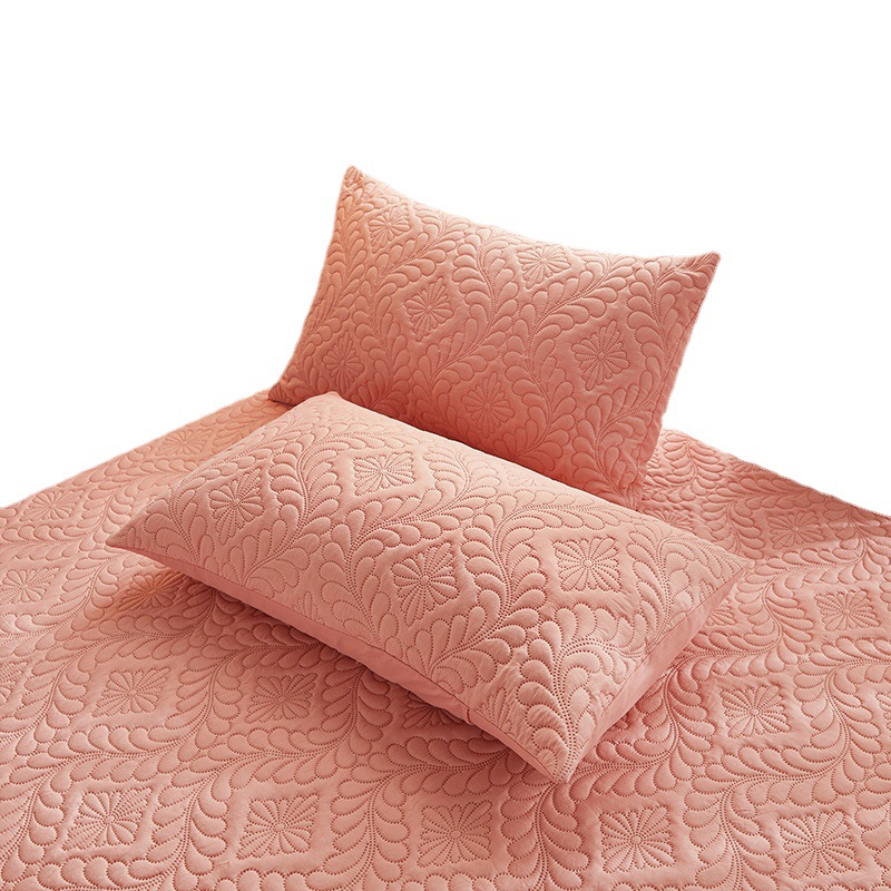 Comercio exterior fittedsheets impermeable colcha acolchada colcha al por mayor cubierta protectora del hotel cepillado cubierta de polvo aislamiento de orina