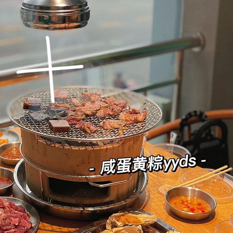 老式烧烤炭炉户外围炉煮茶烤肉炉室内碳炉家用商用陶土红泥打边炉