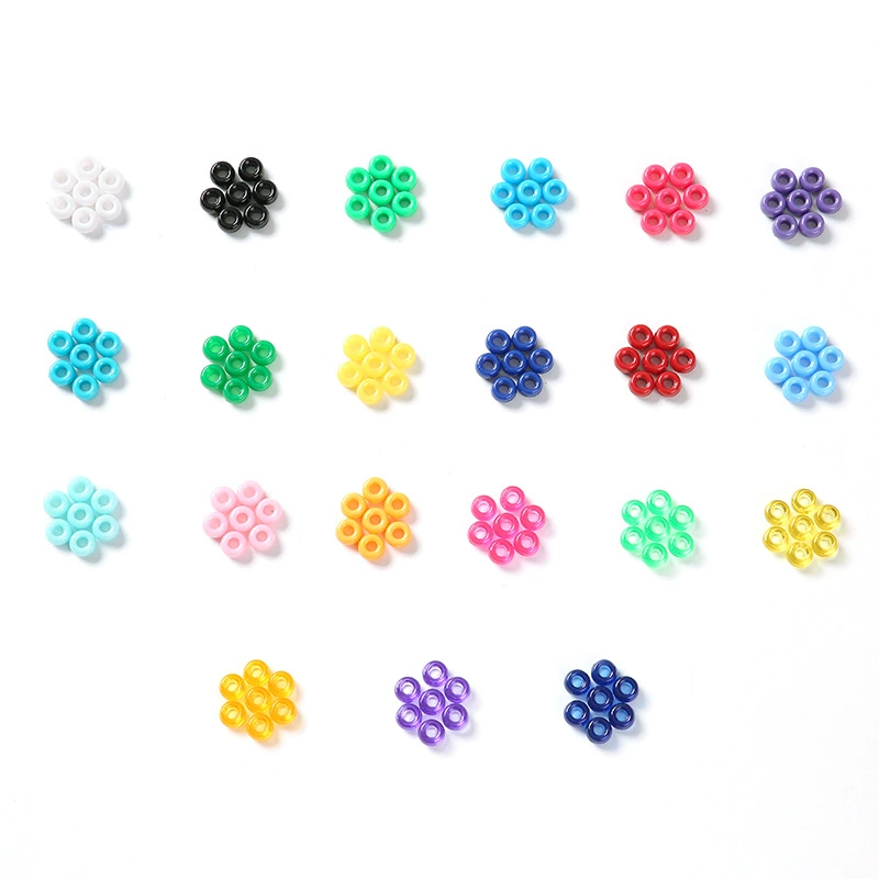 Производитель поставляет ручные бусины, акриловые бочонковые бусины 6*9 мм, акриловые бусины для творчества