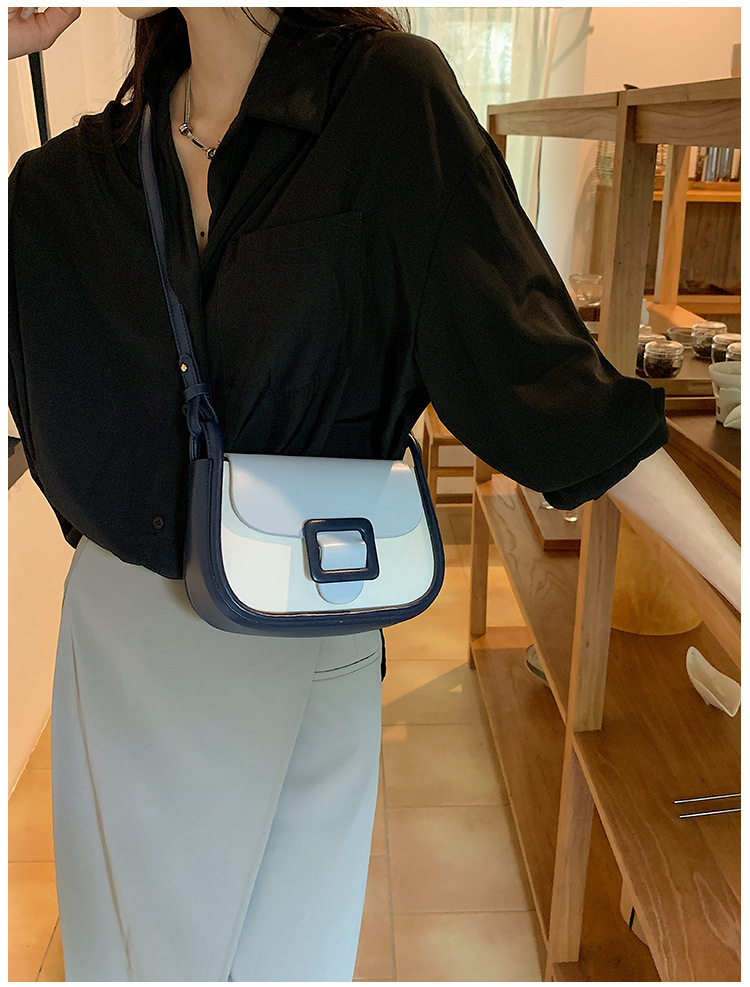 Tämän vuoden suosittu naisten laukku, uusi 2023 huippuluokan yksivärinen tekstuurinen niche-olkalaukku, all-match-lähettilaukku, pieni neliönmuotoinen laukku_voghion.com