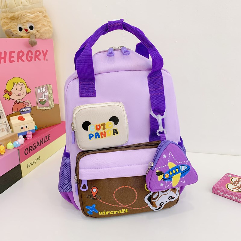 Nuevas mochilas de jardín de infantes para niños y niñas mochilas de moda caricatura lindas mochilas ligeras para niños comercio exterior transfronterizo