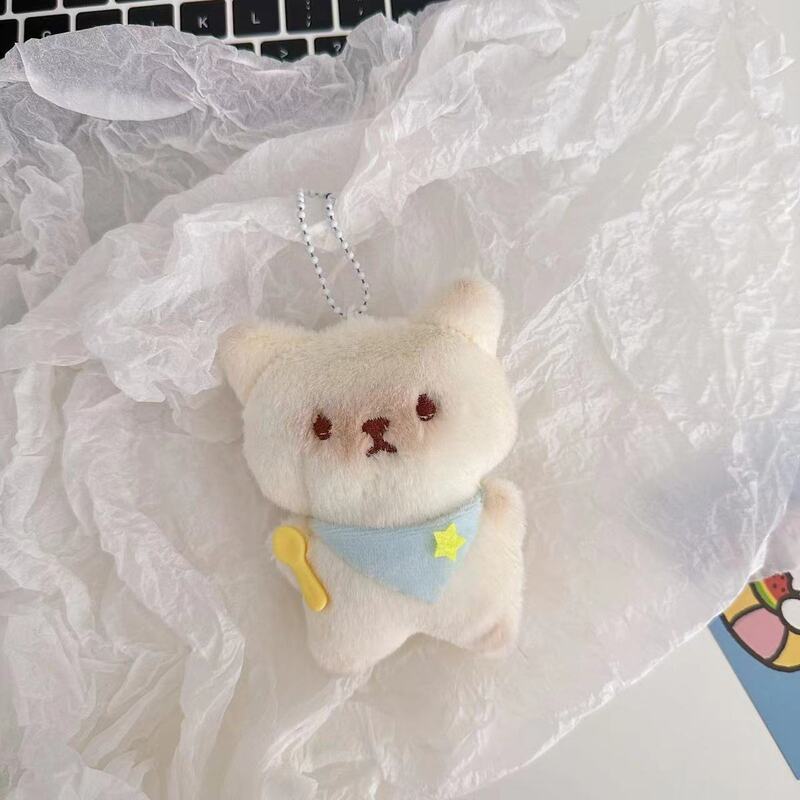 新しい漫画バターベアペンダントウサギぬいぐるみペンダントかわいいドライキャット人形きしむ卸売|undefined