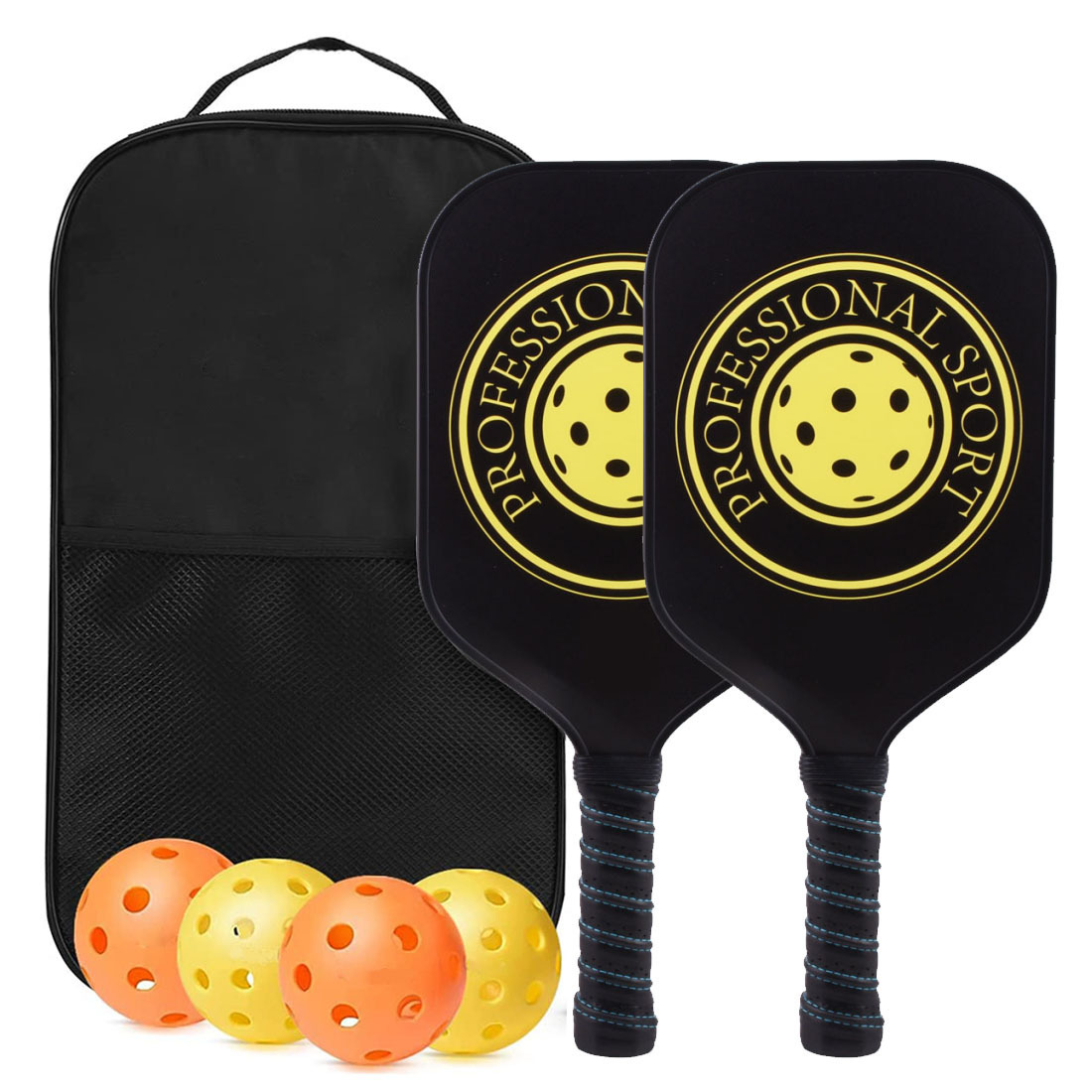 Outdoor Sports Carbon Fiber Pickleball Paddles Fiberglass Pickle Paddles Gift Box Packaging Pickleball Paddles