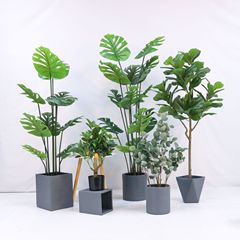 緑植天国鳥旅人カンナ散尾葵大型北欧シミュレーション植物鉢植え客間偽植物飾り物