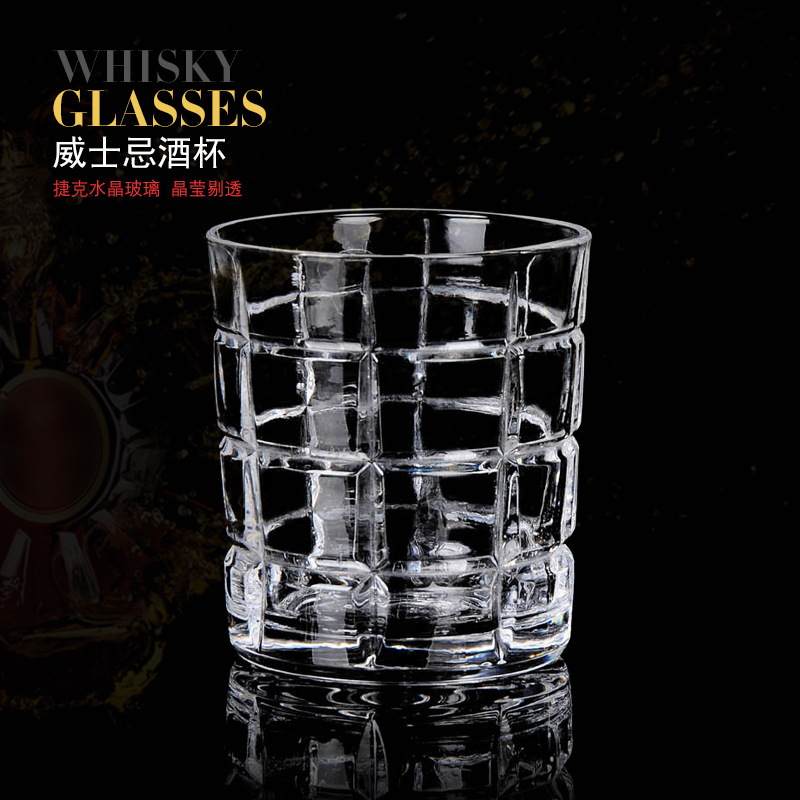 Vaso de vinos de Amazon suministro de vidrio de cristal creativo europeo Vaso de vinos de vinos de whisky de cerveza de bar