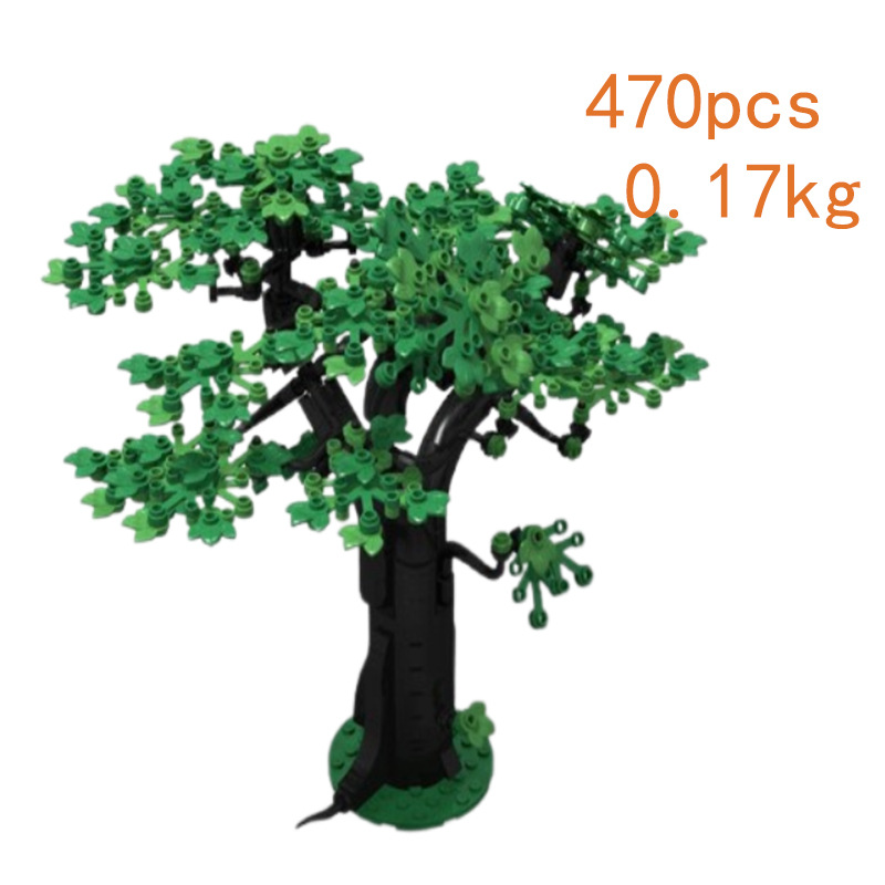 Building Block Tree Toy Model Small Particle Construction Set_voghion.com
