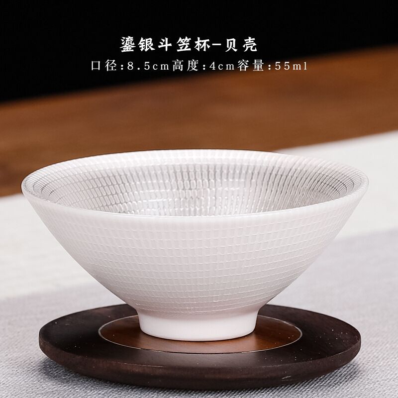Gilt silver hat cup shell
