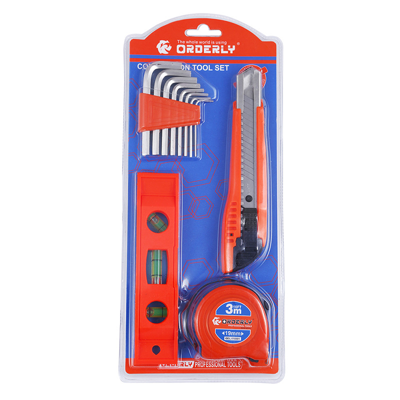 ORDERLY（歐得力）廠家直銷水平儀 美工刀 8pc六角扳手 卷尺家用