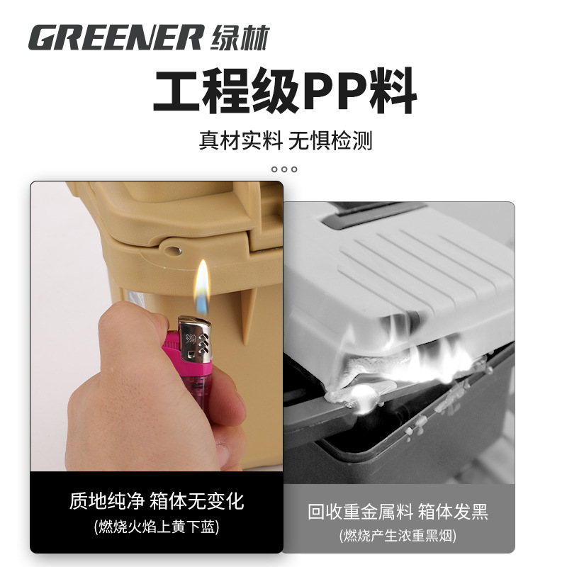 녹색 숲 도구 상자 산업 등급 가정용 하드웨어 다기능 전기 자동차 유지 보수 저장 상자 세트 예술 도구