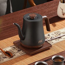 不锈钢电热水壶烧水壶1升小型烧水壶冲茶泡茶长嘴冲咖啡家用一体