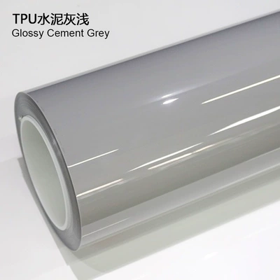 Cross-Border Tpu Color-Changing Film: Auto Color Change Film - tpu-cement-gray-light-1524mx15m