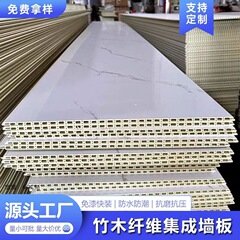 竹の木の繊維の集積の壁の板の石のプラスチックは壁の板の壁面の装飾板を保護します。