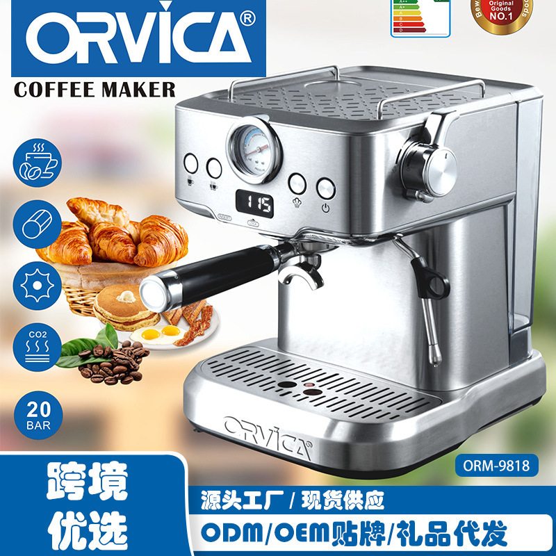 ORVICA Cross-border Italian Coffee Machine Home Semi-automatic Concentrated Milk Foam All-in-One Coffee Machine ORVICA Cross-border Italian Coffee Machine Home Semi-automatic Concentrated Milk Foam All-in-One Coffee Machine