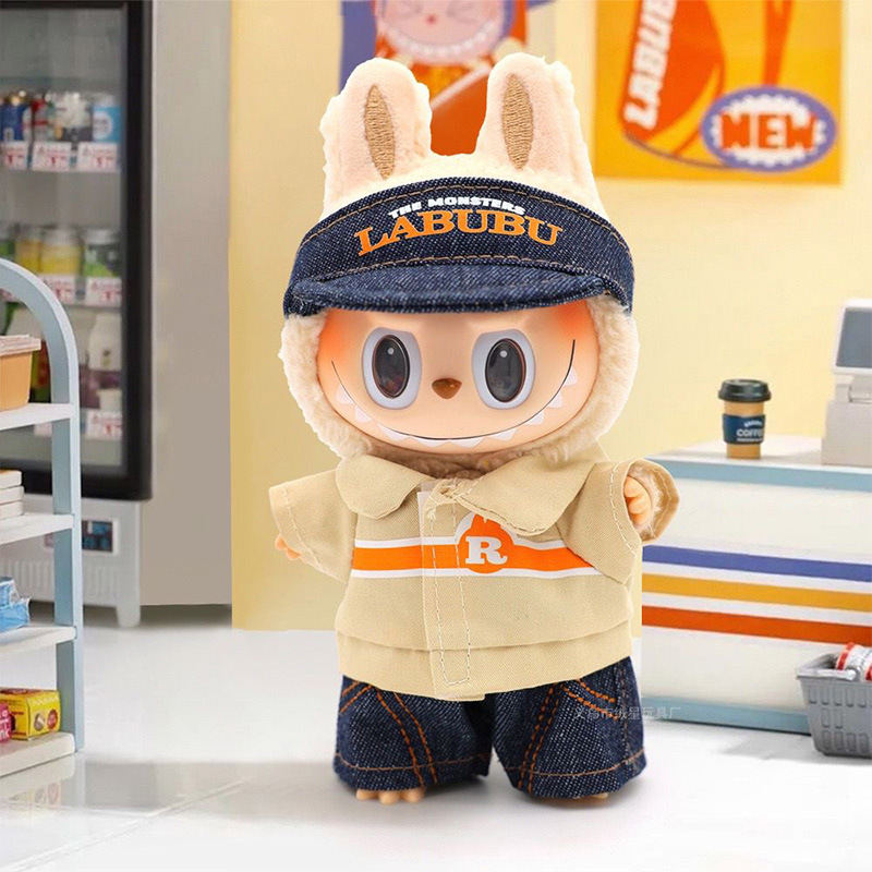 labubu娃衣拉布布娃衣三代衣服套装labubu一代搪胶毛绒天使娃衣服|undefined