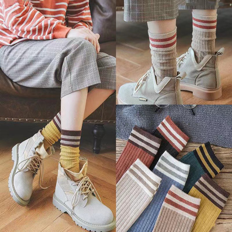 Nuevos/hombres y mujeres opcionales Otoño e Invierno hombres y mujeres medias altas medias blancas calcetines invisibles calcetines florales lindos