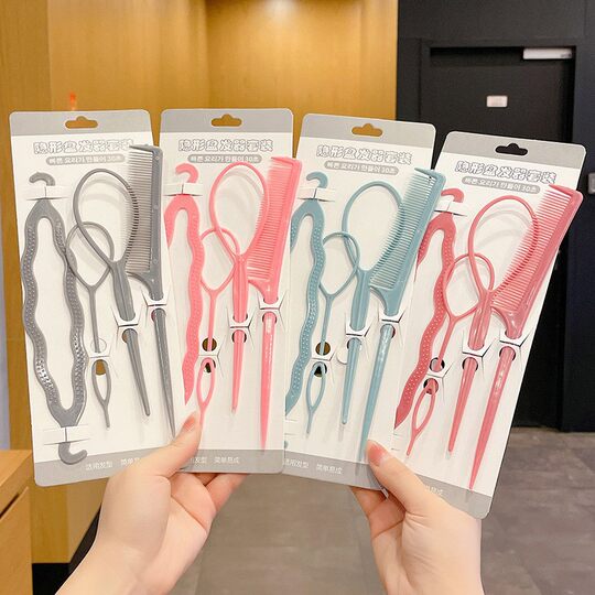 Quality hair puller hair stick hair puller small size little girl hair puller lazy hair braiding artifact