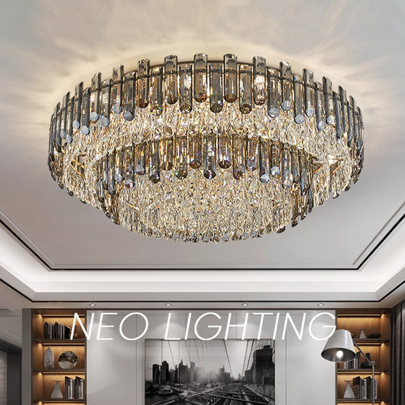 Best-Selling Ceiling Lights for Living Rooms Online, High-End Modern and Elegant Bedroom and Dining Room Lights, Light Luxury Crystal Lamps, Zhongshan Lighting Fixtures