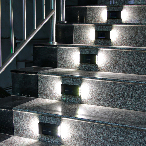 Solar wall light waterproof outdoor light courtyard garden terrace balcony atmosphere up and down glow decorative wall washer light