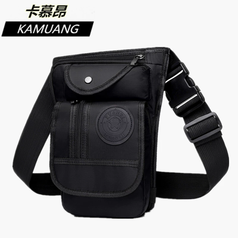 Трансграничная сумка для ног Новая модная мужская поясная сумка Спортивная сумка для ног на открытом воздухе Велоспорт Тактическая поясная сумка Поясная сумка большой емкости