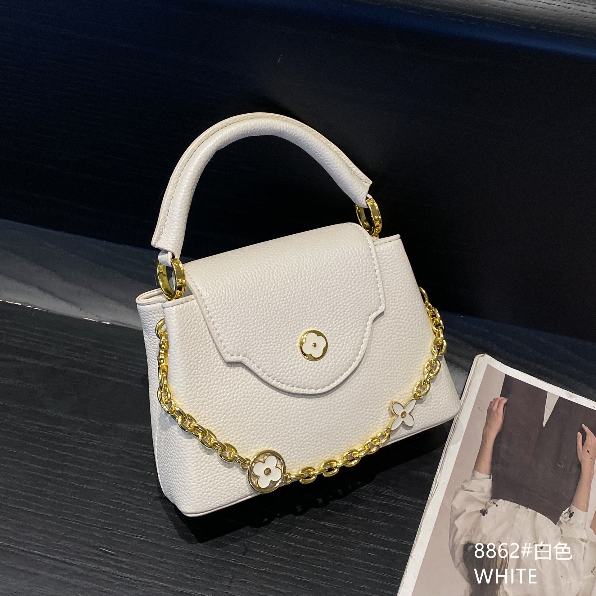 Bolsos de mujer Bolsos de mujer con estampado de mujer 2025 nuevo Himalaya V bolso de mensajero de un solo hombro de lujo ligero