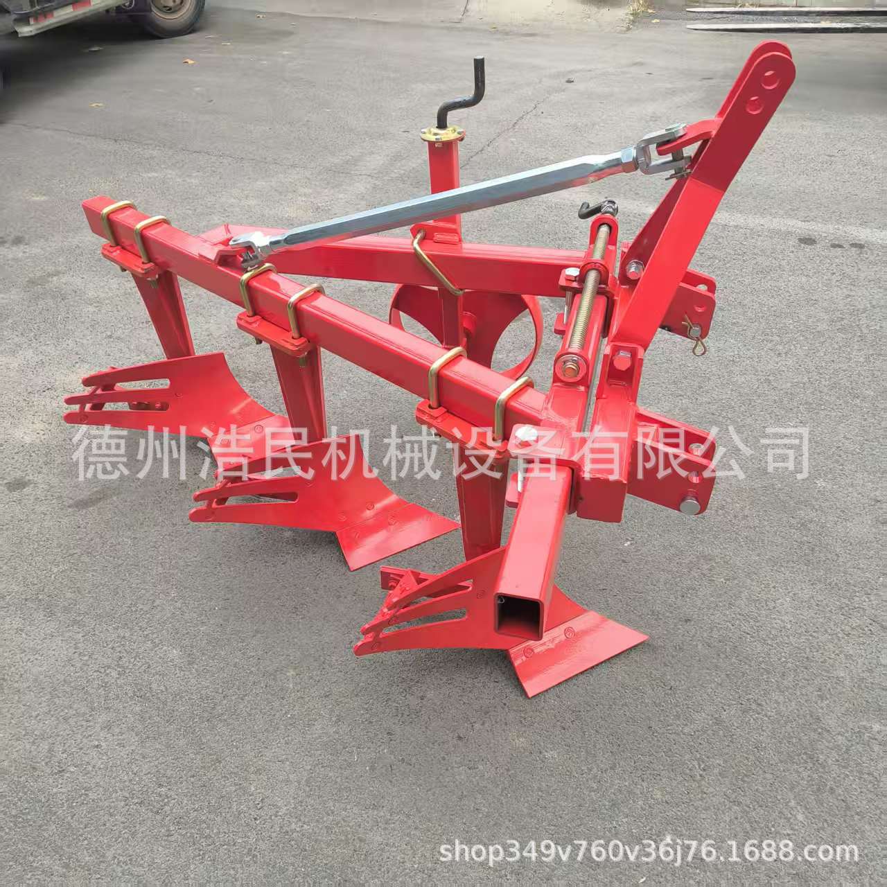 浩民机械生产农用铧式犁 耕地三铧犁  后悬挂式手动可调节铧犁