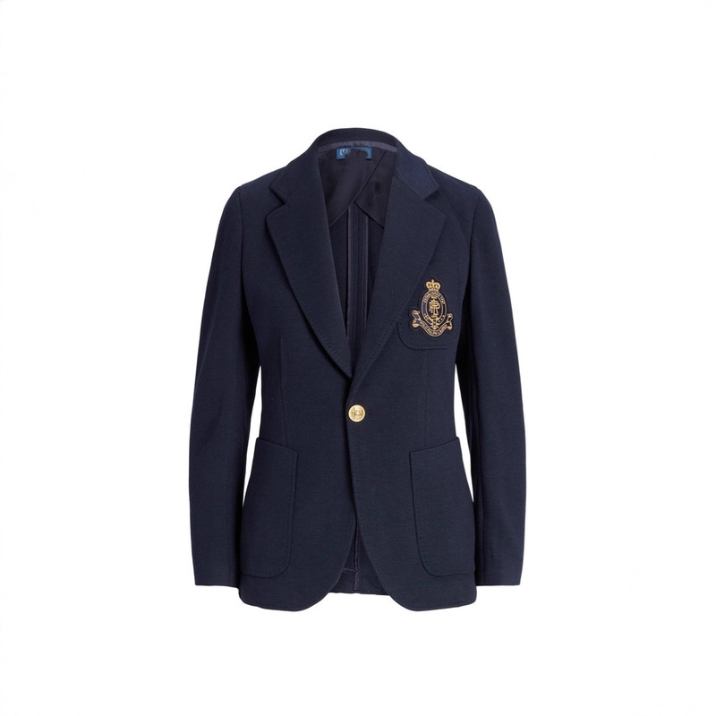 Rl Horse Logo Ralph Lauren Slim Fit Preppy Style Micro Badge Suit Jacket