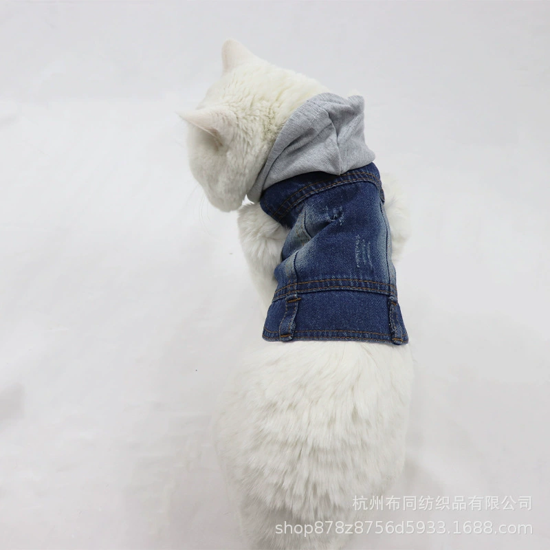 Осенне-зимняя одежда для собак Теплый простой стиль кошка свитер средний собака кошка одежда любимчика