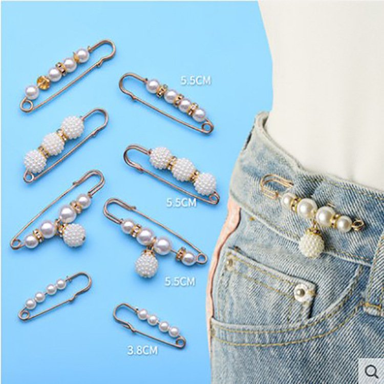 PIN combinación de corrección de cintura artefacto cintura falda de ajuste de cintura anti-exposición hebilla broche mujer ropa fija