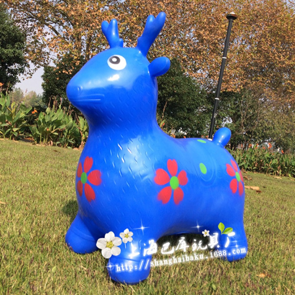 explosion-proof inflatable painted toy for jumping