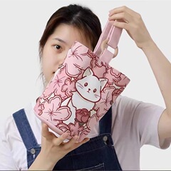 オリジナルinsイラスト手提げバケツバッグ手提げおやつキャンバスバッグ可愛いお出かけバッグ