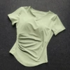Short sleeve] Light green