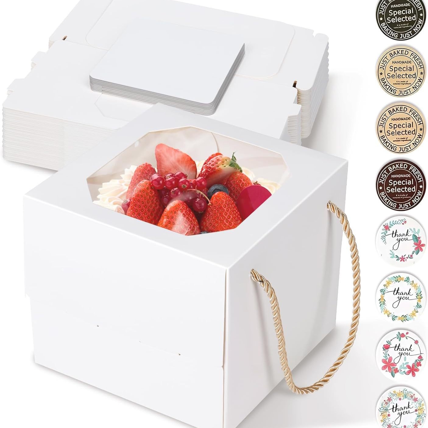 logotipo de 2 / 3 pulgadas mousse lazanina Durian pastel caja de embalaje en postres franceses West Point caja de embalaje