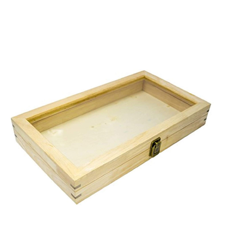 木制木盒带锁收纳盒手饰品首饰伴手礼盒子长方形小木盒木质收纳箱