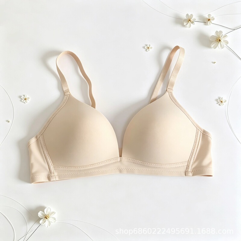 One-Piece Drop-Shipping Thin Bra for Students with Small Busts, Gathering and Supporting Side Breasts, Breathable, Smooth Surface, Anti-Sagging, Sexy Style One-Piece Drop-Shipping Thin Bra for Students with Small Busts, Gathering and Supporting Side Breasts, Breathable, Smooth Surface, Anti-Sagging, Sexy Style