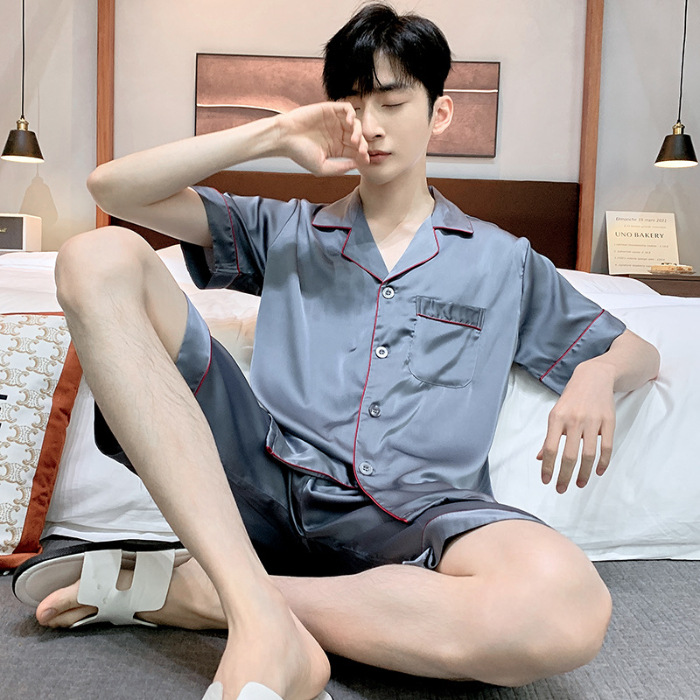 새-504 # 빨간색이 들어간 은회색 [더블 쇼트]